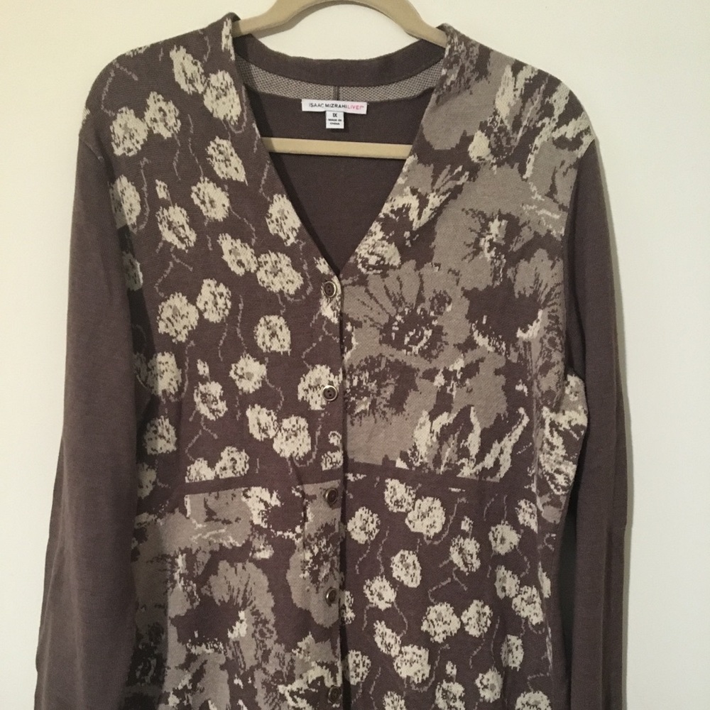 Isaac Mizrahi Live! Cardigan 1X